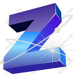 3D Z Letter
