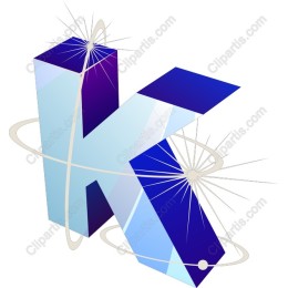 Dynamic 3D Letter K