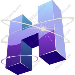 3D Letter H