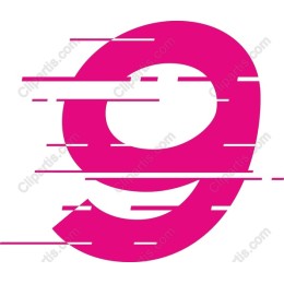 Dynamic Pink Number 9