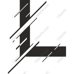 Dynamic Black Lines Abstract