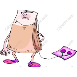 Cheerful Tea Bag Character