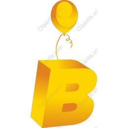 Cheerful B Balloon