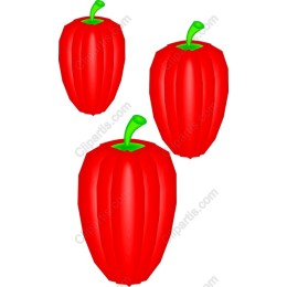 Red Bell Pepper Set