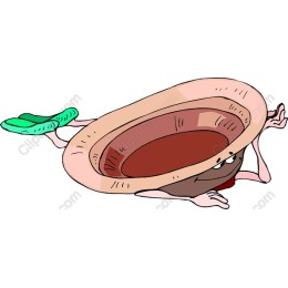 Playful Hotdog Poolside