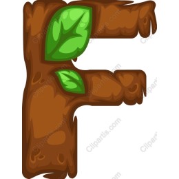 Wooden Letter F