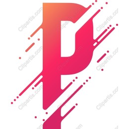 Vibrant Letter P Dynamic