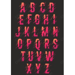 Vibrant A-Z Typography Collection