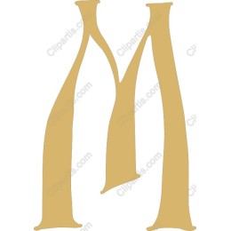 Elegant Letter M