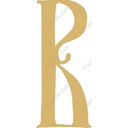 Stylized Letter 'R'