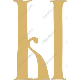 Elegant Stylized Letter Б