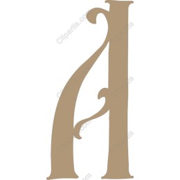 Elegant Letter A
