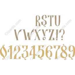 Elegant Decorative Font Set