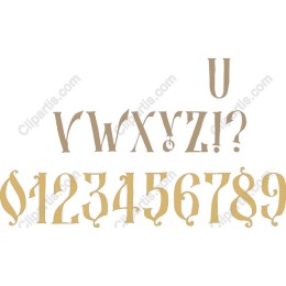 Elegant Ornate Typography Set