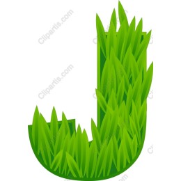 Green Grass Letter J