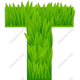Green Grass Letter T
