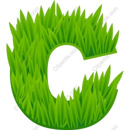 Grass Letter C