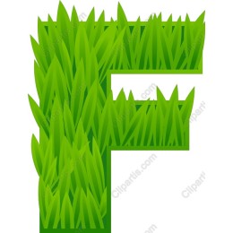 Grass Letter F