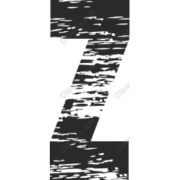 Textured Letter Z - Artistic Creative Applications