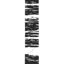 Dynamic Black Brush Stroke Set
