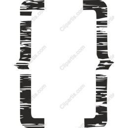 Abstract Brush Stroke Frame