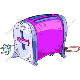 Playful Purple Toaster