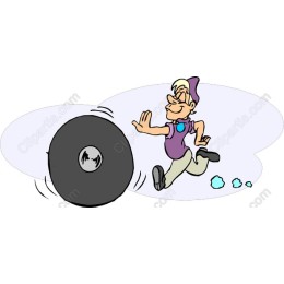 Joyful Character Chasing Wheel
