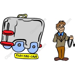 Electric Car & Character