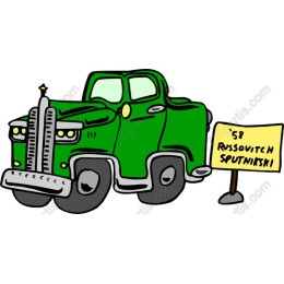 Vintage Green Truck