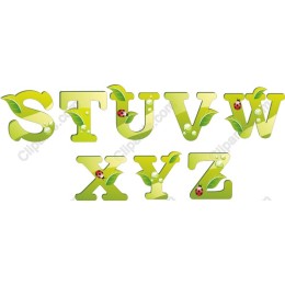 Nature-Inspired Lettering Set (s & s)