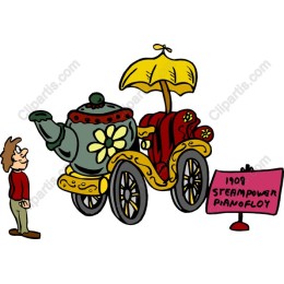 Steampunk Teapot Carriage