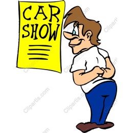 Cheerful Car Show Announcement