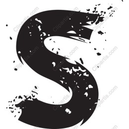 Dynamic Letter with Splatter Effect