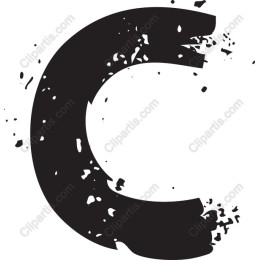 Grunge Letter C