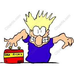 Ever-Risky Cartoon Character