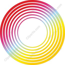 Gradient Circle Colorful