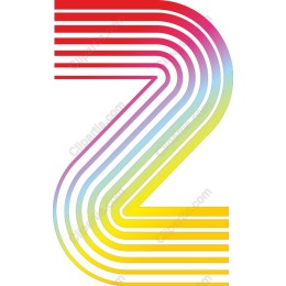 Colorful Zigzag Number Two