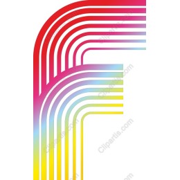 Colorful Gradient Curved Lines