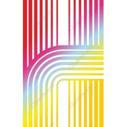 Vibrant Colorful Lines Abstract