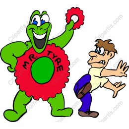 Mr. Tyre Cartoon