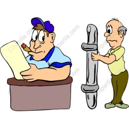 Construction Collaboration Cartoon