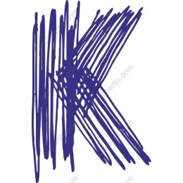 Hand-Drawn Letter K