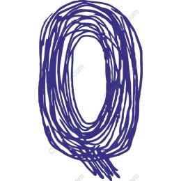 Hand-Drawn Letter Q
