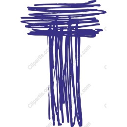 Hand-Drawn Abstract T-Shaped
