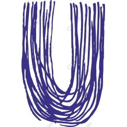 Flowing Lines Abstract in Purple