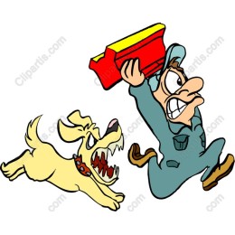 Whimsical Dog Chase