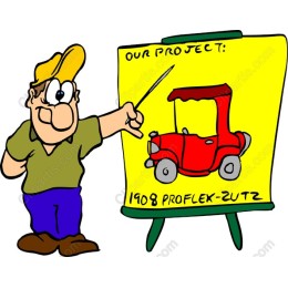 Cheerful Retro Car Presentation