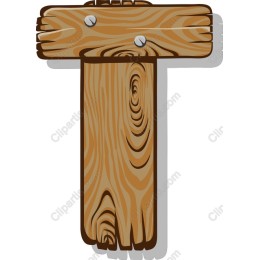 Wooden T Rustic