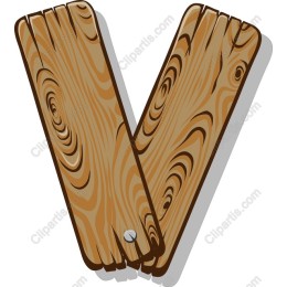 Wooden 'V'