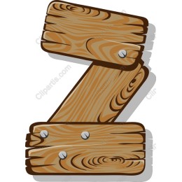 Wooden 'Z'
